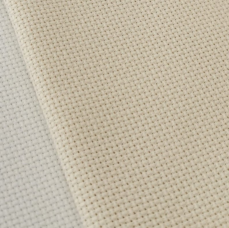 KCS 16CT Counted Cotton Cross Stitch Aida Cloth Fabric (19" x 28",Cream) - Image 2